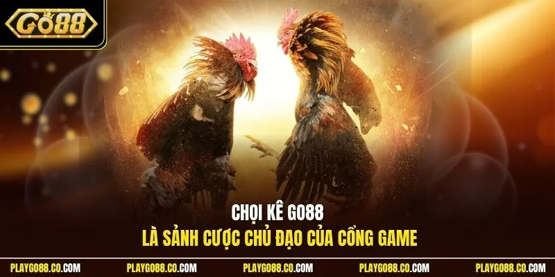 Chọi kê GO88 là sảnh cược chủ đạo của cổng game