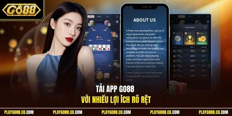 Tải app GO88 với nhiều lợi ích rõ rệt